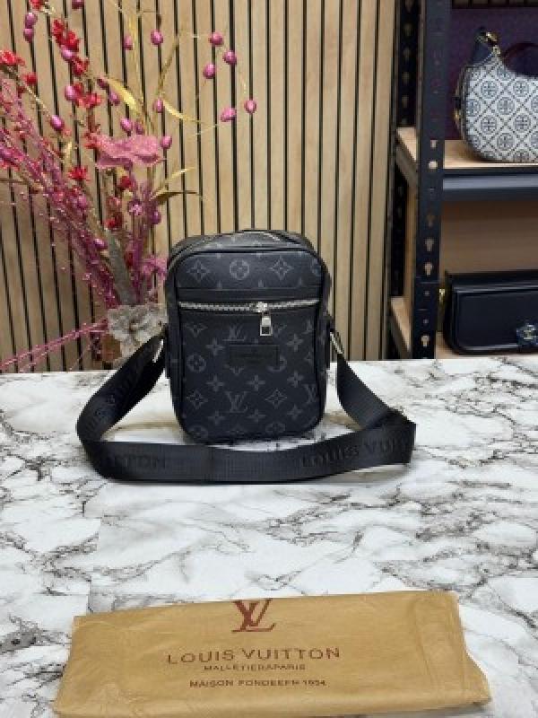 Louis  Vuitton Danube Side Bag Premium Quality With Dust Bag (Black Mono)