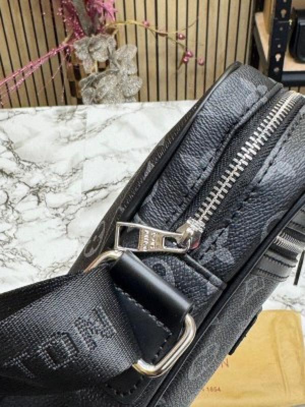 Louis  Vuitton Danube Side Bag Premium Quality With Dust Bag (Black Mono)
