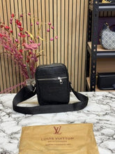 Louis  Vuitton Danube Premium  Quality  SideBag Embossed With Dust bag (Black)