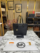 Michael  Kors Eva Tote Bag With Matching Wallet And Dust Bag (Black)