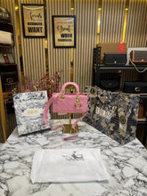 Christian  Dior  D Joy  Pearl  Patent  Handbag  With  Box  And  Dust  Bag  Including  CarryBag  (Pink)