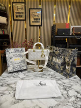 Christian  Dior  D Joy  Pearl  Patent  Handbag  With  Box  And  Dust  Bag  Including  CarryBag  (White)