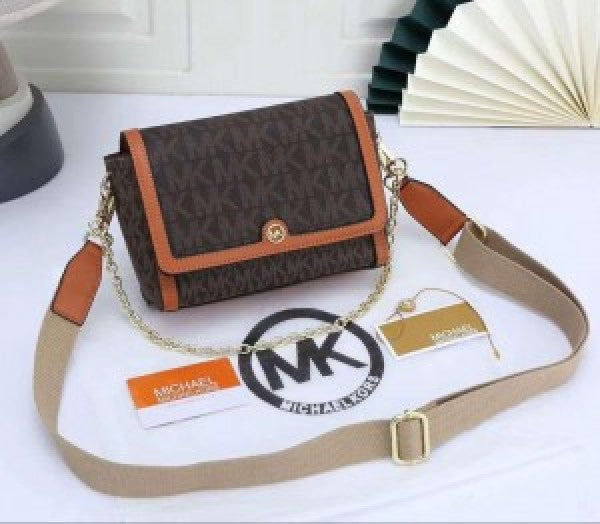Michael  Kors  Freya  Crossbody  Bag  With  OG  &  Dust  Bag  23013  Coffee  Brown