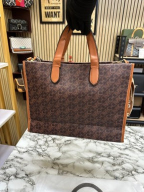 Michael  Kors Gigi Hand Bag With Dust Bag (Brown)
