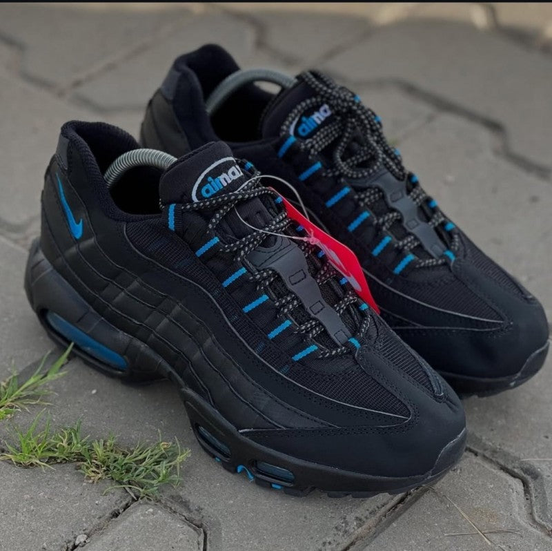 Nikee Airmax 95 Black Laser Blue