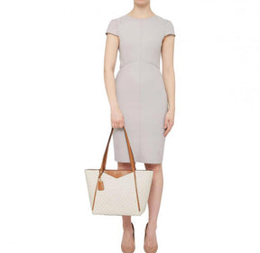 MICHAEL  KORS Brown Whitney Signature Small Tote Bag 360