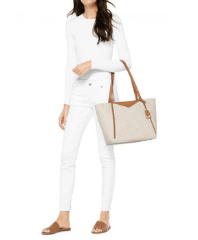 MICHAEL  KORS Brown Whitney Signature Small Tote Bag 360