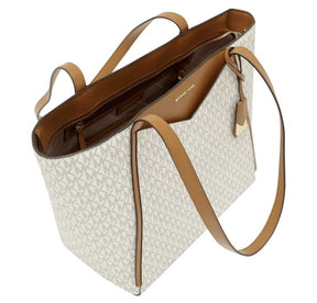 MICHAEL  KORS Brown Whitney Signature Small Tote Bag 360
