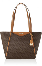 MICHAEL  KORS Brown Whitney Signature Small Tote Bag 359