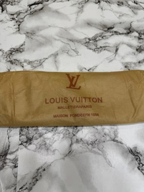 LOUIS  VUITTON LV LOGO SIDE BAG BLACK CHECKS WITH DUST BAG