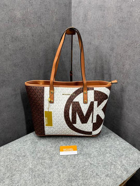 Michael  Kors  Voyager  Leather  Tote  Satchel  Shoulder  Bag  With  Dust  Bag  (21004  Coffee  Brown)
