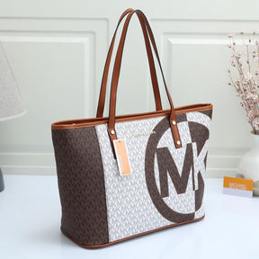 Michael  Kors  Voyager  Leather  Tote  Satchel  Shoulder  Bag  With  Dust  Bag  (21004  Coffee  Brown)
