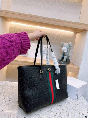 Gucci  Ophidia  tote  bag  with  pouch  &dust  cover(867 black)