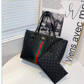 Gucci  Ophidia  tote  bag  with  pouch  &dust  cover(867 black)