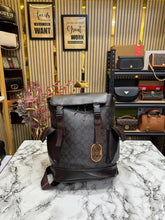 Coac  h Rivington Backpack Colorblock Signature Canvas Premium Quality (Brown)