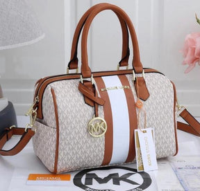 Michael  Kors  Speedy  Mini  Duffle  With  Dust  Bag  (20062  Beige  Brown)
