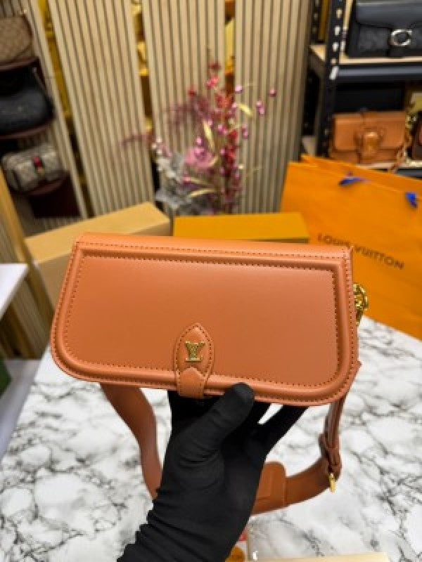 LOUIS  VUITTON OFFICIER POUCH SLING BAG WITH OG DUST BAG & DOUBLE BOX INCLUDING CARRY BAG PREMIUM QUALITY [Orange]