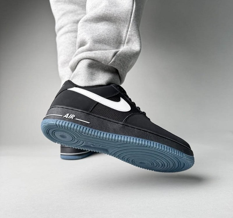 Airforcee 1 low Anthracite black Reflective swoosh