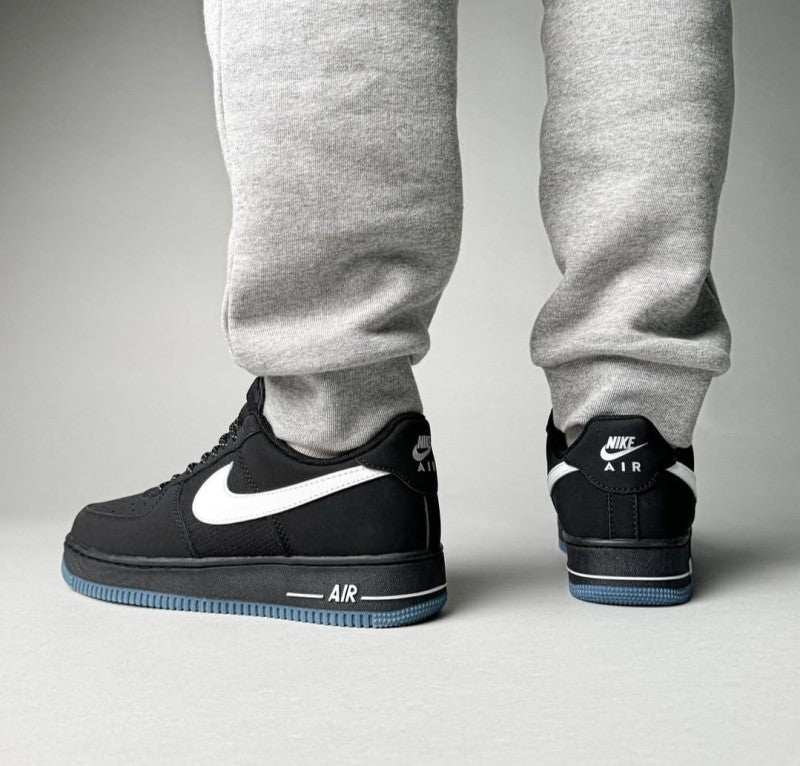 Airforcee 1 low Anthracite black Reflective swoosh