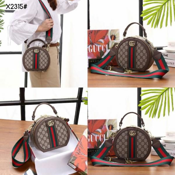 Gucci  Ophidia  GG  Supreme  Round  Bag  With  OG  Box  (602002)
