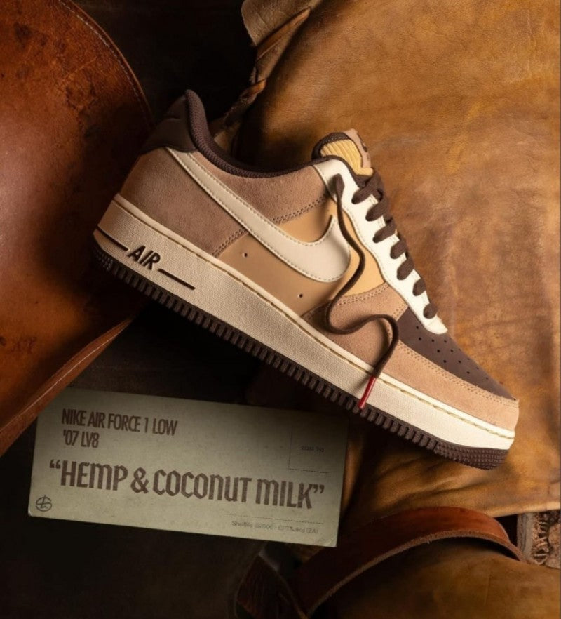 Nik ee AirForce 1 07 LV8 Hemp Coconut Milk