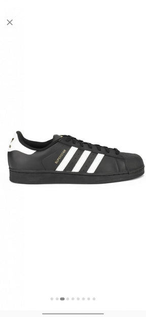 Adidass Superstar Black White Leather Fix 169