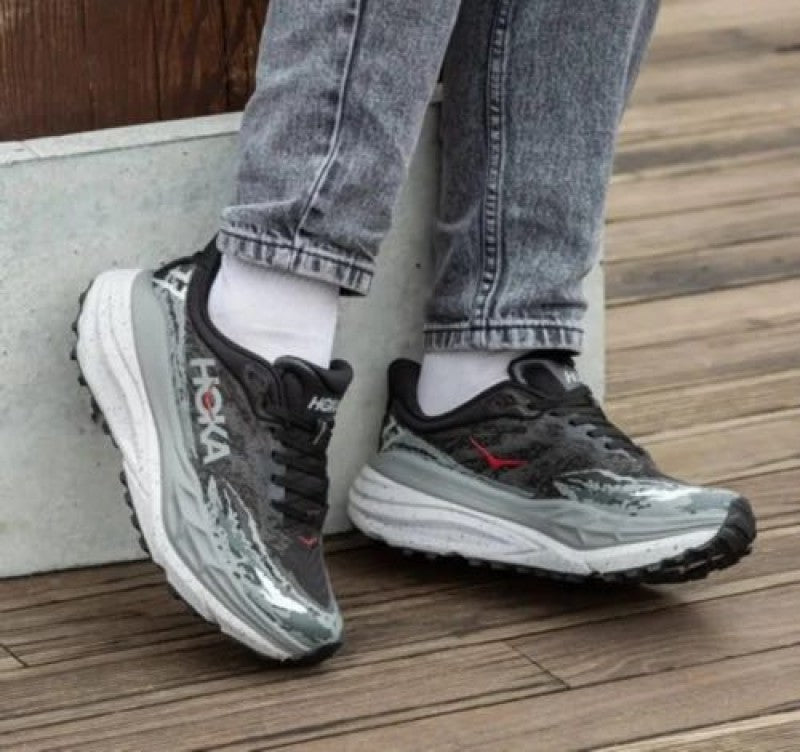 Hoka Stinson ATR 7 Black Running Shoes