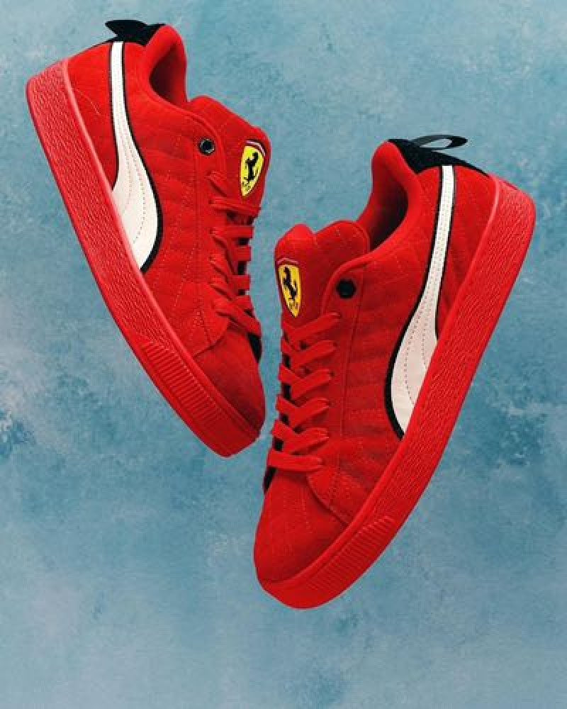 pPUMA SCUDERIA FERRARI RACE SUEDE XL HERO SNEAKERS