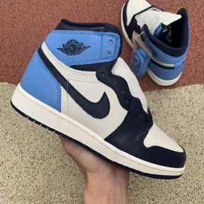 Nikee Air Jordan 1 Retro High Obsidian Blue Semi UA #176