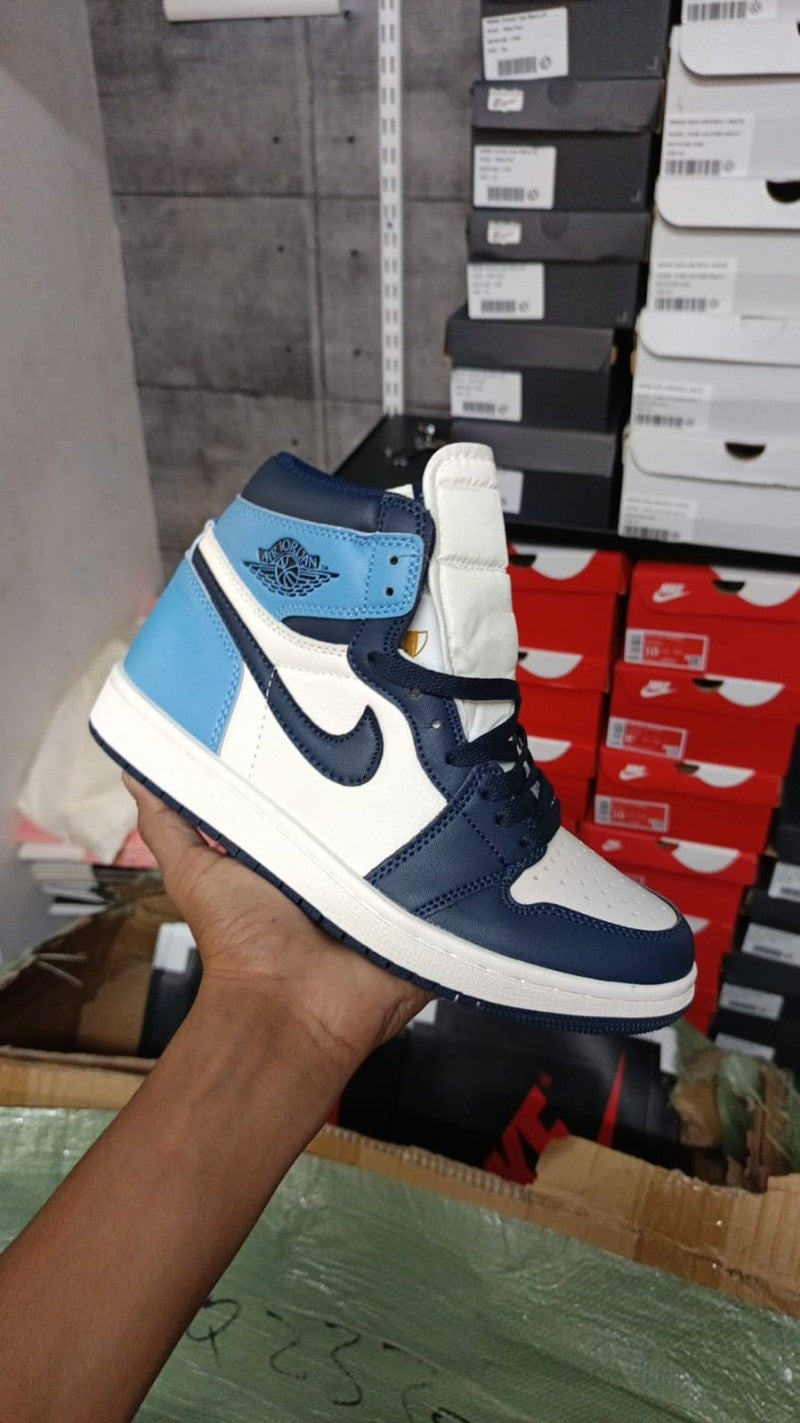 Nikee Air Jordan 1 Retro High Obsidian Blue Semi UA #176