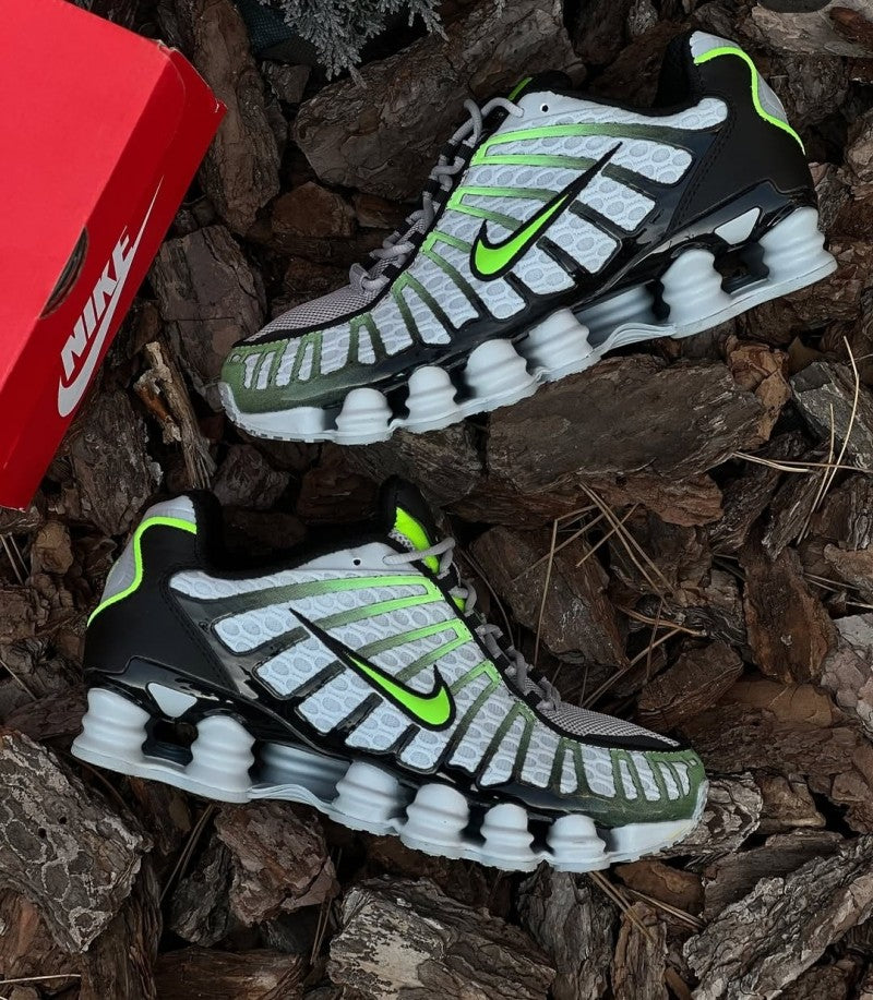 Nikee Shox Tl Wolf Grey Lime Blast Grailed