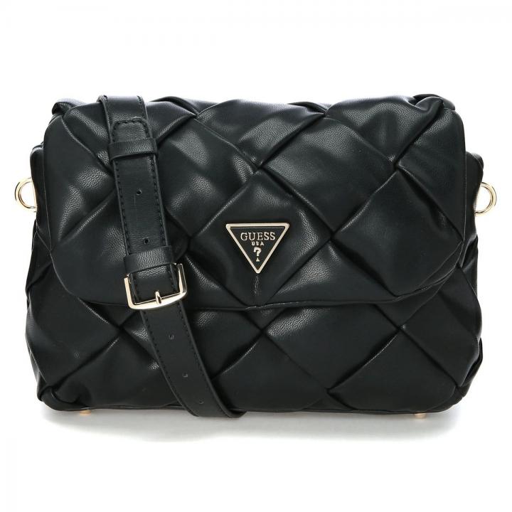 Guess   structure shoulder bag with og box(017 black)