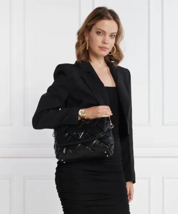 Guess   structure shoulder bag with og box(017 black)