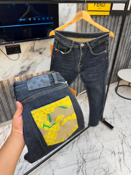 Louis vuitton 100% Turkey Imported Normal Fit Hyperflex Denim Jeans