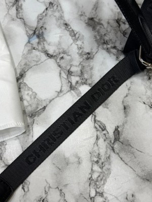 Christian  Dior  Saddle  Oblique  BackPack  With  Dust  Bag  (Full  Black)