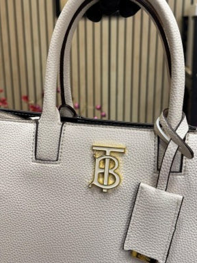 Burberry  Fransis  Tote  Bag  Premium  Quality  With  DustBag  (Off White)