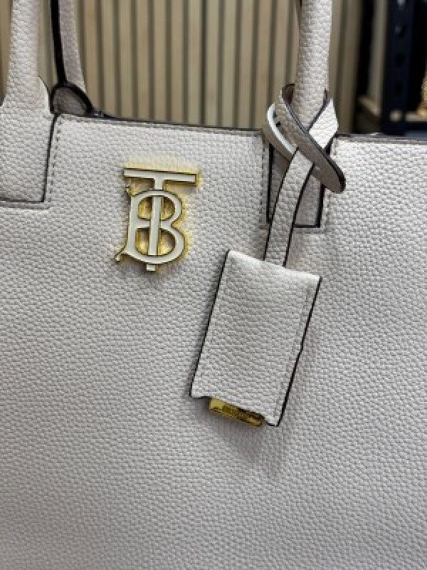 Burberry  Fransis  Tote  Bag  Premium  Quality  With  DustBag  (Off White)