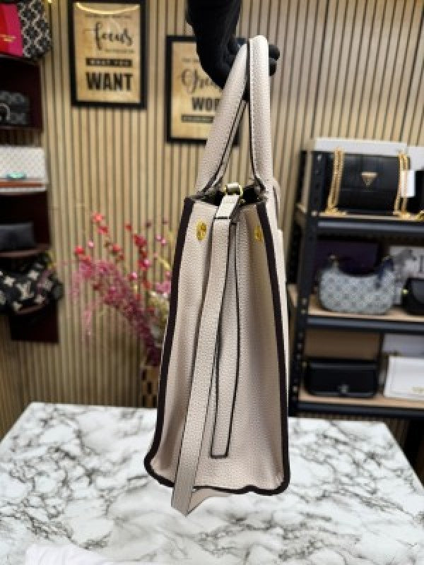 Burberry  Fransis  Tote  Bag  Premium  Quality  With  DustBag  (Off White)