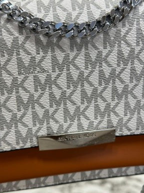 Michael  Kors  Vanilla  And  Acorn  Jade  Shoulder  Bag  With  Box  And  Dust  Bag  (Biege  Brown)