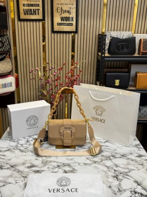 Versace Jeans Couture Baroque Shoulder Bag (Khaki)