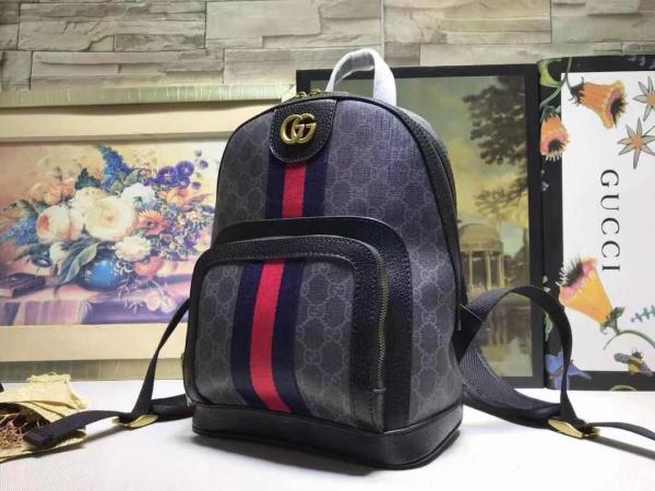 Gucci  GG  Small  Backpack  With  Dust  Bag  8994  Black
