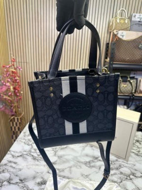 COAC  H LUXURY DESIGNER TOTE WITH OG BOX AND DUST BAG PREMIUM QUALITY (BLACK) (S3)