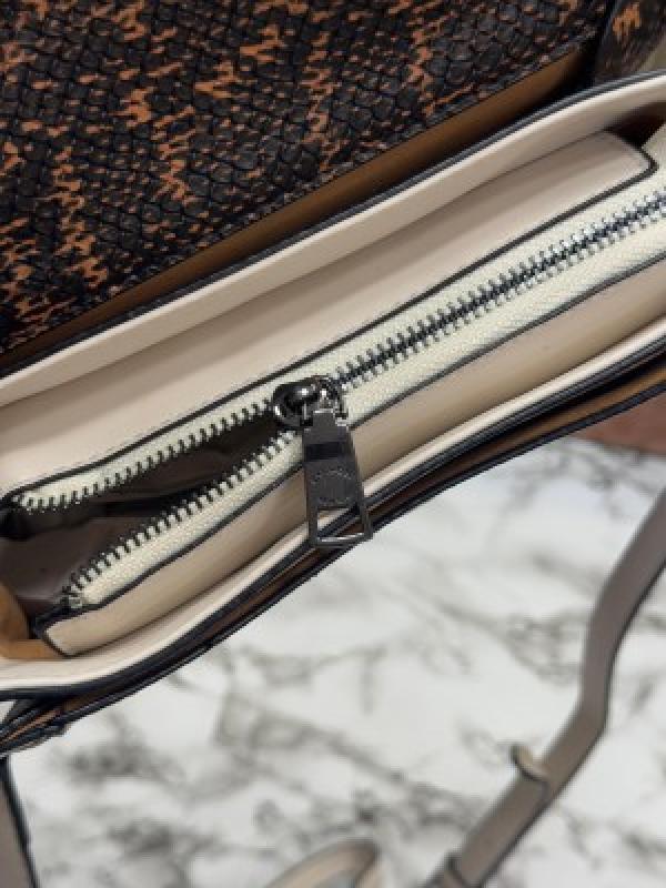 COAC  H STUDDED WITH OG BOX AND DUST BAG PREMIUM QUALITY (BROWN)