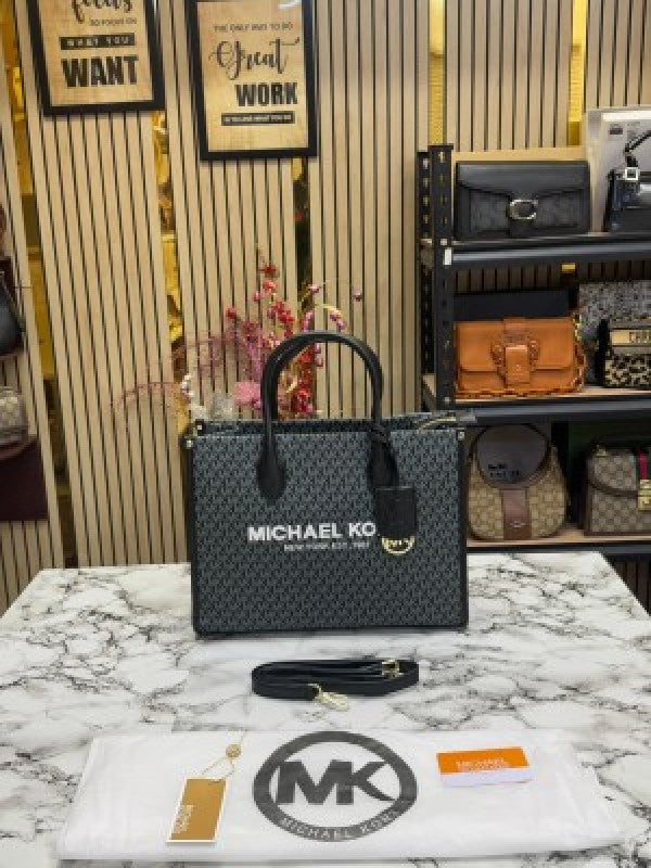 Michael  Kors Mirella Tote Bag With Dust Bag Including Card (Black)