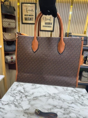 Michael  Kors Mirella Tote Bag With Dust Bag Including Card (Brown)