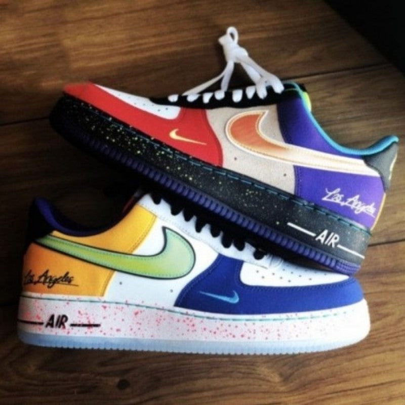 Nik ee Airforce 1 Low 07 LV8 What The LA 420