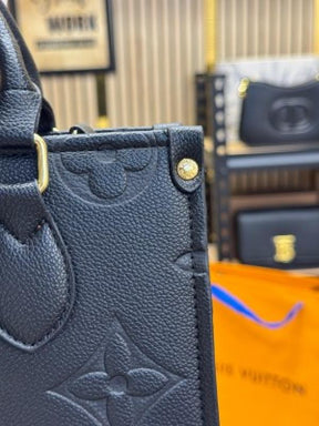 Louis  Vuitton Onthego Pm With Double Og Box And Dust Bag Including CarryBag (Black)