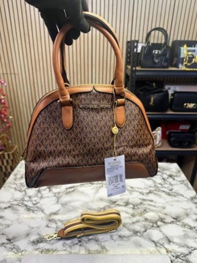 MICHAEL  KORS ALMA WITH DUST BAG AND SLING (BROWN) (S6)
