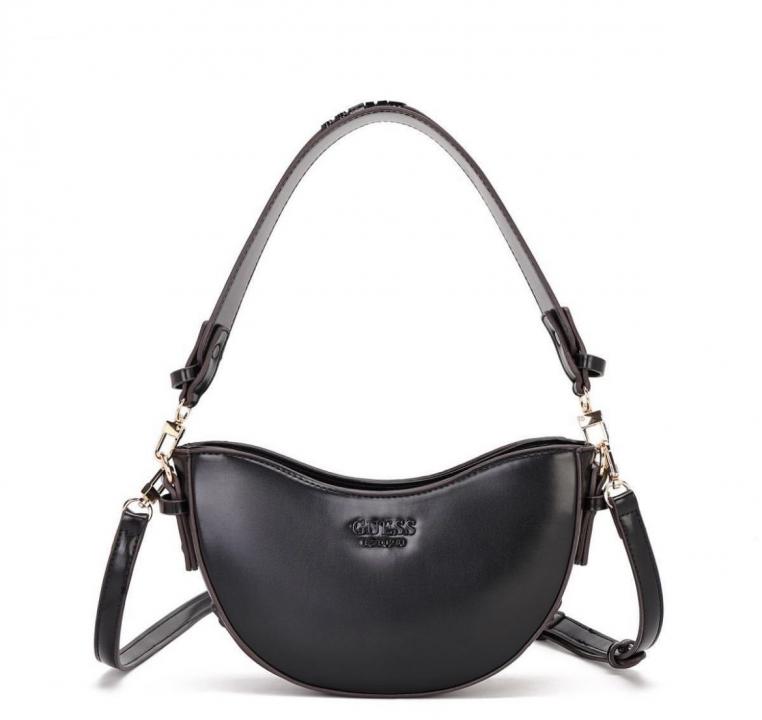 Guess  sarita  top  zipper  shoulder bag with og box(222 black)