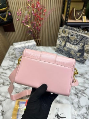 CHRISTIAN DIO  R MONTAIGNE HANDBAG WITH OG BOX DUST BAG & CARRY BAG [PINK]